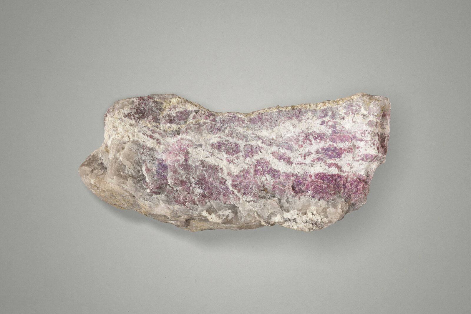 Pink-purple lepidolite-bearing matrix with rubellite tourmaline traces
